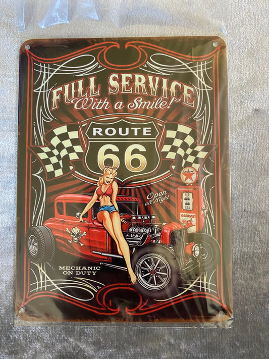 Route 66 Full Service Garage Sign