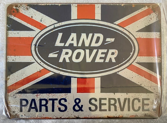 Land Rover Parts & service sign