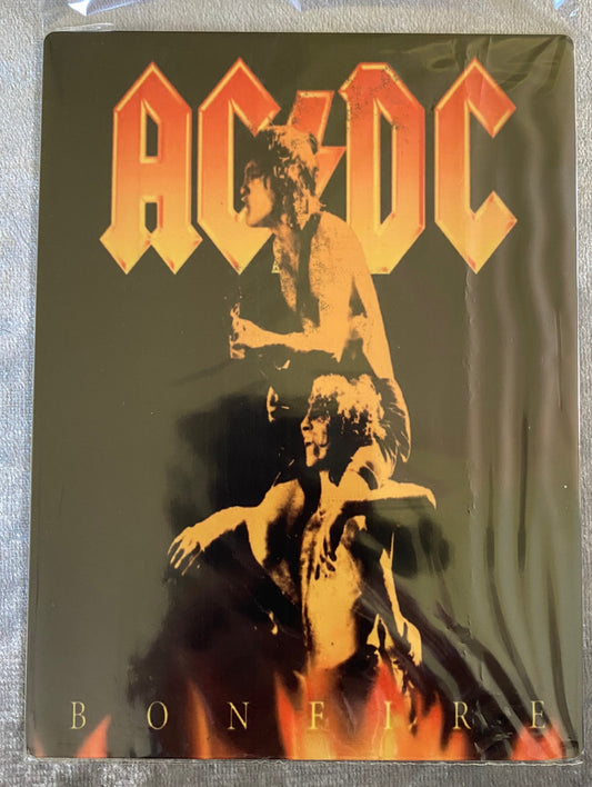 AC/DC Bonfire Metal sign