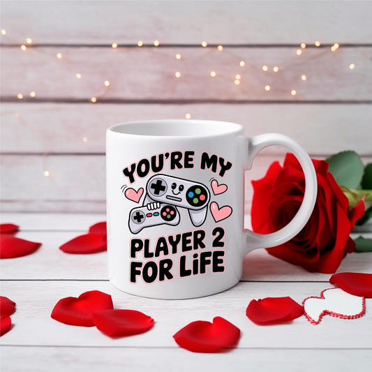 Player 2 for life Mug
